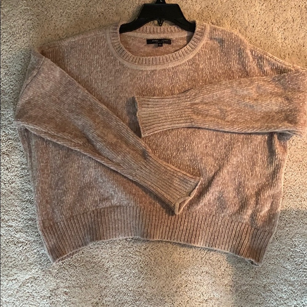 Chenille Cropped Sweater